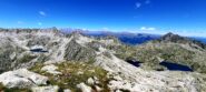Dalla cima verso i laghi