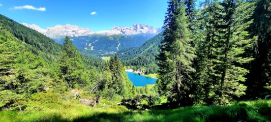 Ancora lago di Nambino visto dall'alto