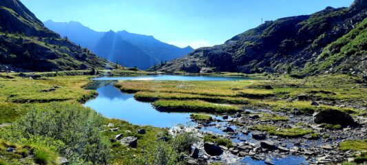 Laghi Cornisello al mattino