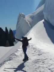 i seracchi prima di salire al col du Maudit