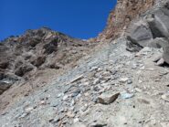 Cengia verso gli ultimi metri