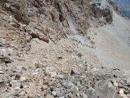 Cengia vista scendendo