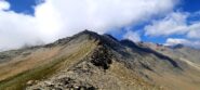 La cresta dal colle dell'Autaret