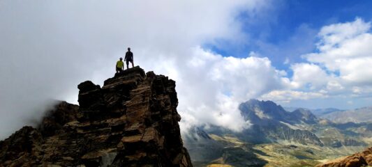 Sul dente più alto della cima
