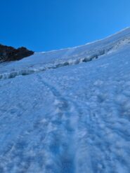 Terminale quasi sulla cresta, tra al massimo 2 giorni non sarà probabilmente più passabile