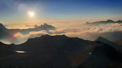 Panorama dalla vena di quarzo...