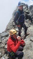 ...fino alla vetta. Meritato riposo prima della traversata