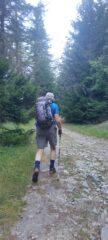strada di avvicinamento (già passato l'abitato di Blavy)