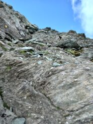 Cavo metallico fisso dopo cengia