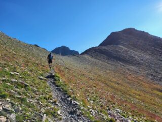 Verso il colle Autaret 