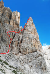 Tracciato di salita