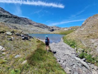 arrivo al lago