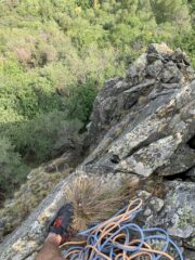 2ª sosta, vista su L1 e L2