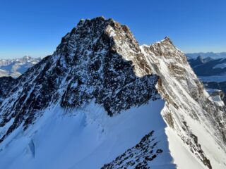 Dufour scendendo dalla Zumstein 