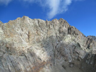La cima dal Passo dei Detriti