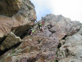 Parte superiore in discesa