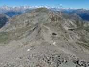 Cresta Nord vista da poco sotto la cima