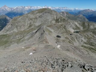 Cresta Nord vista da poco sotto la cima