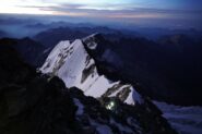 La cresta alle prime luci dell'alba