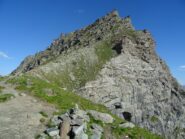 punta Manzol dal colle