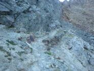 muretto a secco prima del colle