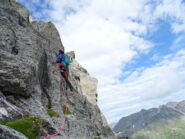 Le placconate iniziali che danno accesso alla cresta