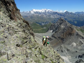 Panorama dal tratto facile mediano