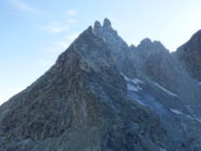 La cresta vista la sera prima dalla becca di Salè