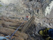 Prima calata dalla cima