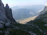 In cima alla Gola delle Scaglie 
