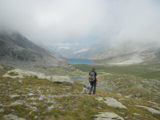 dal bivacco del Colle Clapier in direzione del Lac de Savine