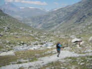 la discesa nel lungo Vallon de Savine