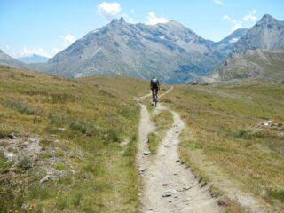 in discesa dal Col de Sollières