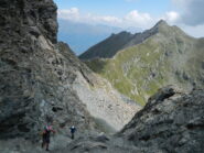 quasi al Colletto...sullo sfondo Punta Rocca Nera 2852 m.