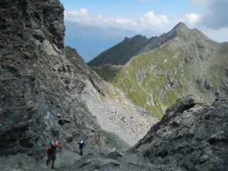quasi al Colletto...sullo sfondo Punta Rocca Nera 2852 m.