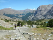 discesa verso il Lac de Sarailles