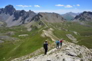 Inizio discesa cresta Sud del M.Soubeyran