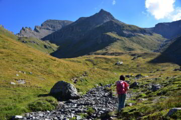 Presso il bivio per la Becca d'Aran