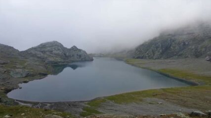 In arrivo al Lago inferiore di Peraciaval