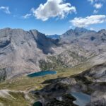 La Crete de la Taillante vista dalla cima 