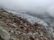 La fronte del ghiacciaio di Roffel 