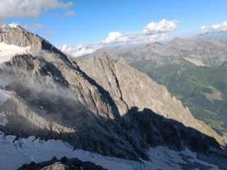 La cresta vista dal rifugio 