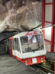 Il simpatico quanto costoso Metro Alpin.