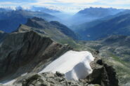 vista dell'itinerario dalla cima