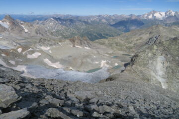 discesa sul versante La Thuile