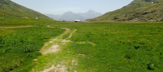 il bel pianoro dopo il rifugio