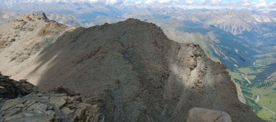 Crestone verso la Cima Clausi e Terra Nera