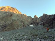 Risalendo il Glacier des Barres