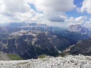Sella e Sassolungo dalla cima