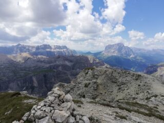 Sella e Sassolungo dalla cima